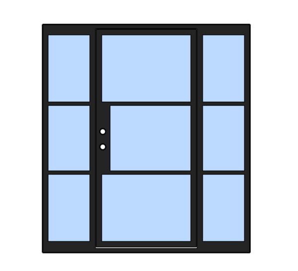 iron door Technician performing window replacement in Buda, TX